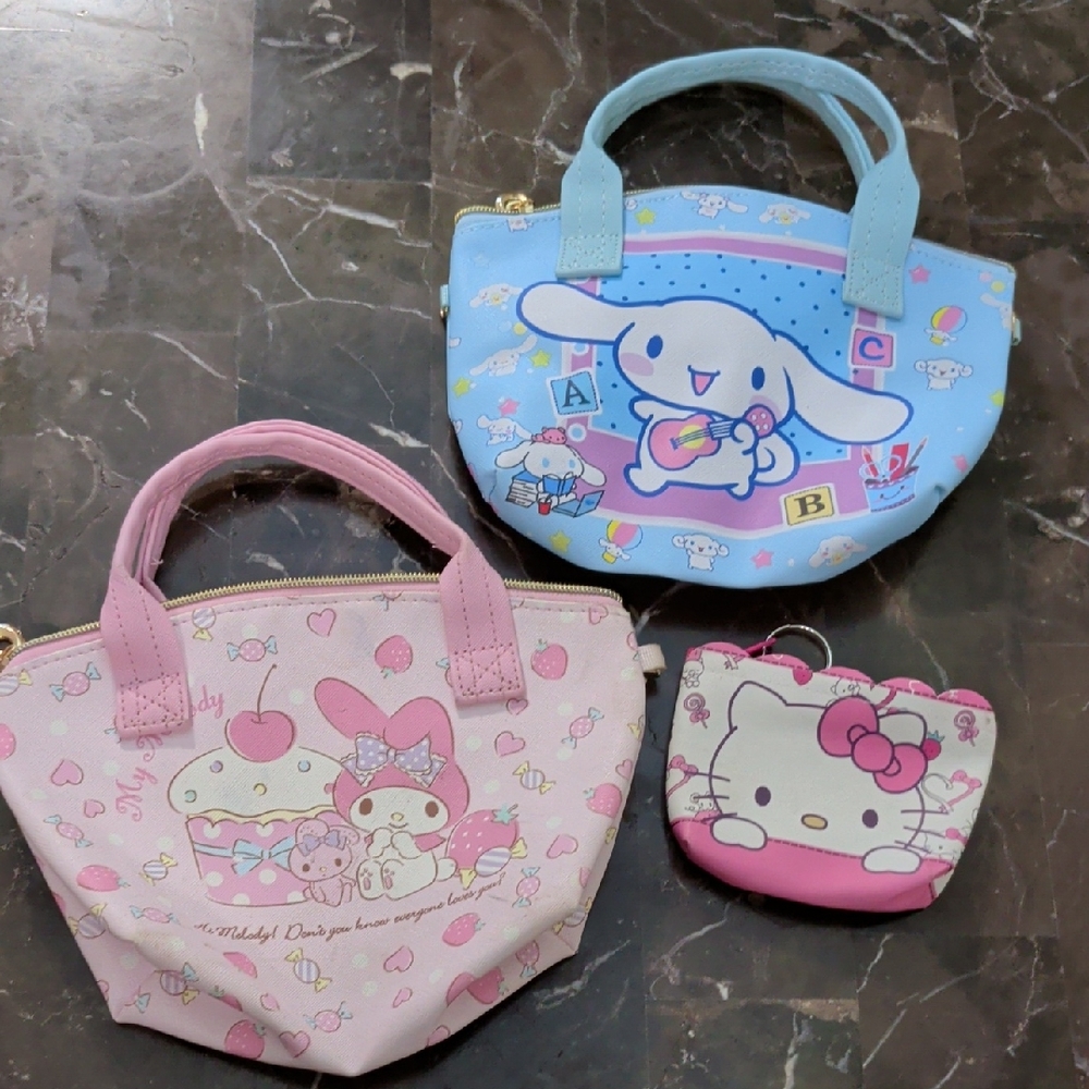 Cute Character Tote and Coin Purse Set